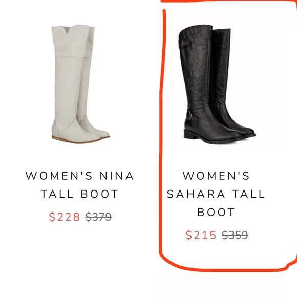 Vintage Foundry Co “Sahara” tall black leather boots, ladies’ size 9. - Picture 2 of 6